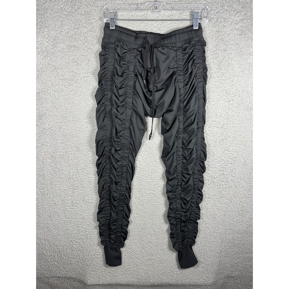 Agogie +40 Wearable Resistance Training Pants Womens XL Black Ruched Joggers